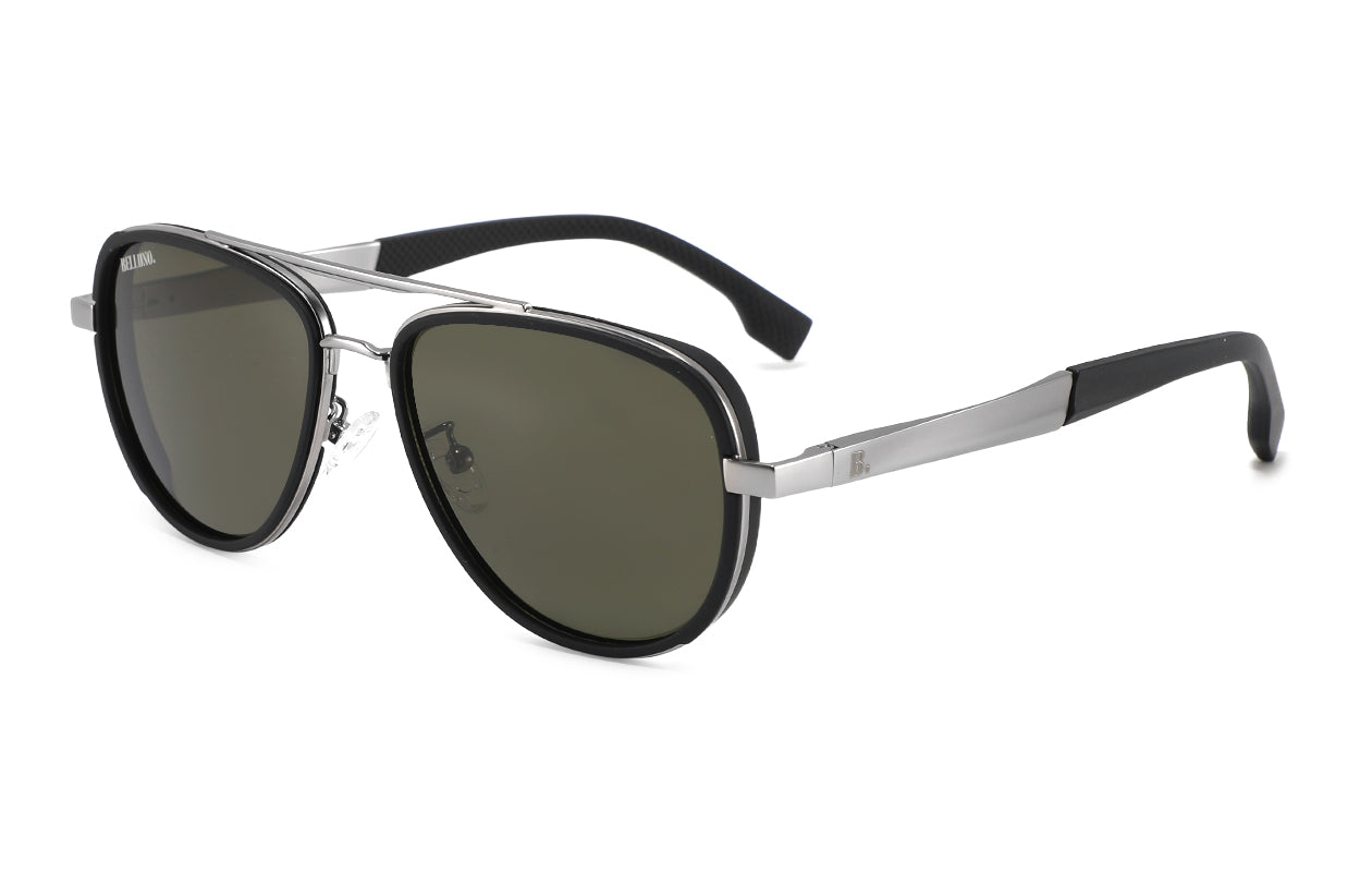 Valerio black/gun green - 3/4