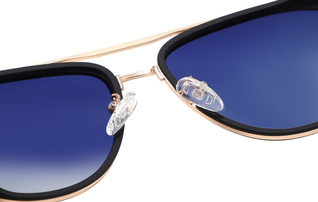 Valerio black/gold blue - bridge