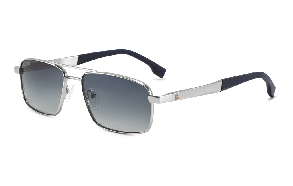 Belluno Torvani silver/navy 3/4 view