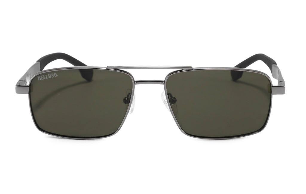 Belluno Torvani gunmetal/green front