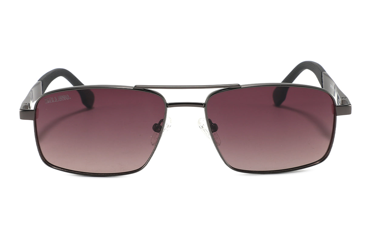 Belluno Torvani gunmetal/burgundy front
