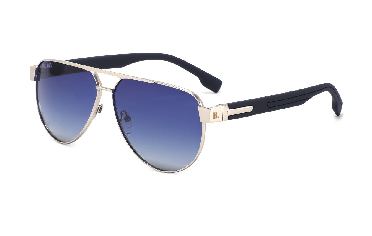 Belluno Levanto silver/navy gradient blue - angle