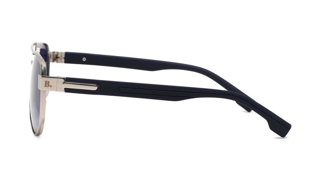 Belluno Levanto silver/navy gradient blue - side