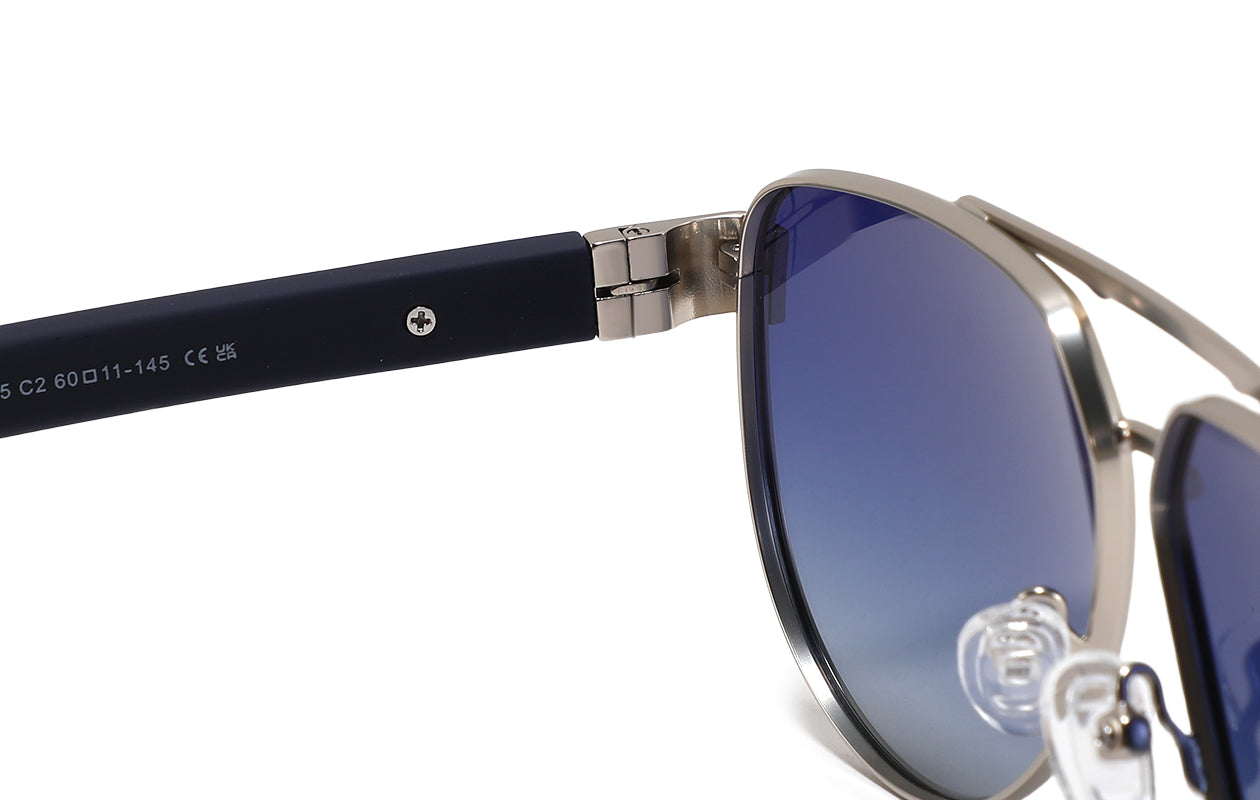 Belluno Levanto silver/navy gradient blue - hinge