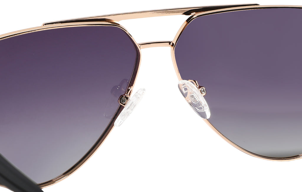 Belluno Levanto gold/black gradient grey - lens detail