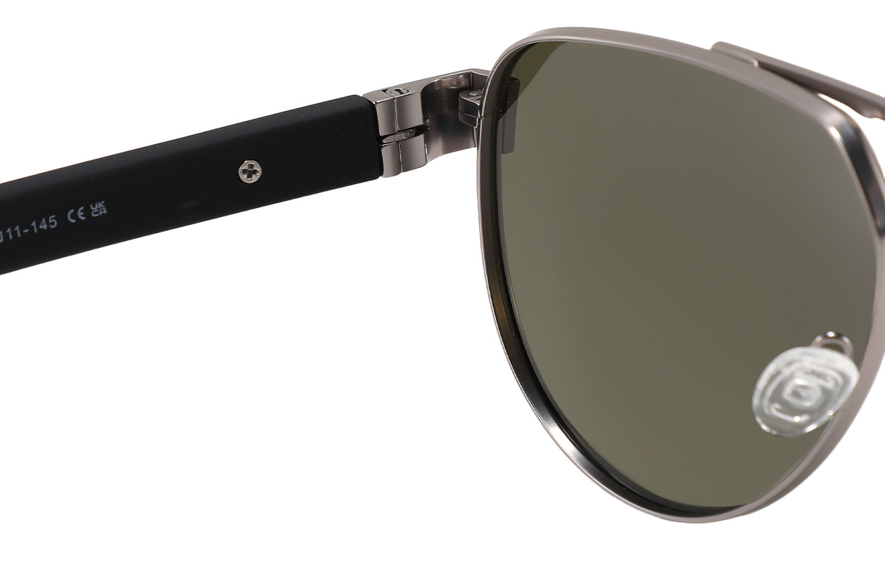 Belluno Levanto gunmetal/black-red G15 green - hinge