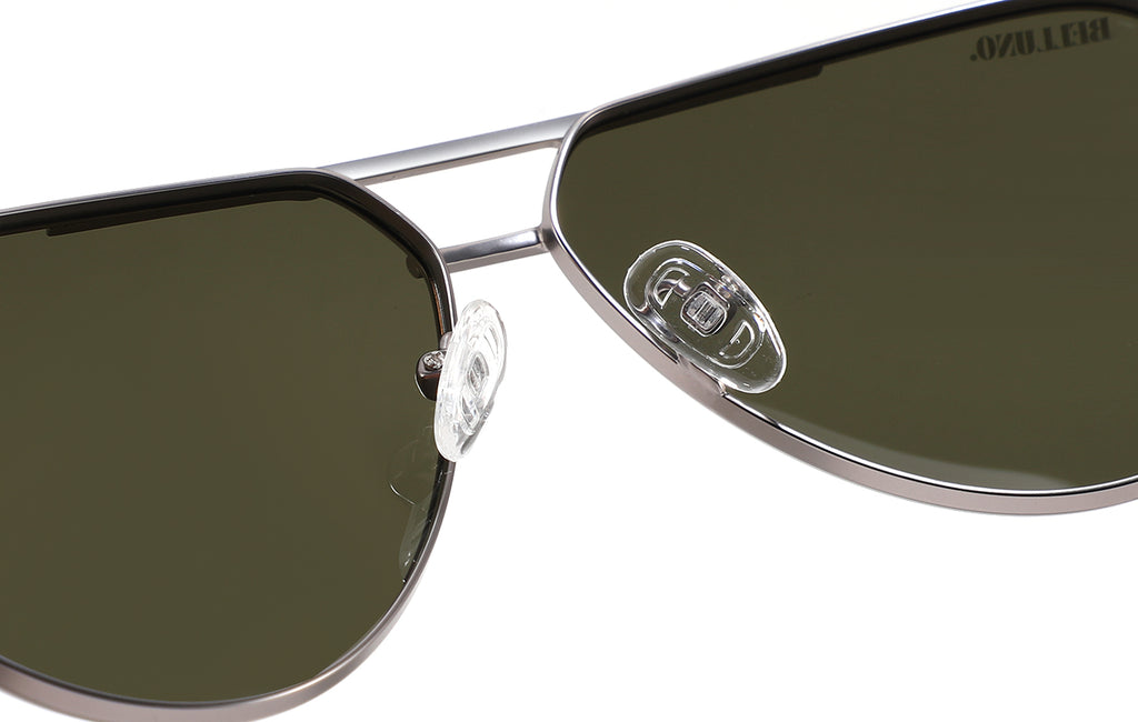 Belluno Levanto gunmetal/black-red G15 green - lens detail