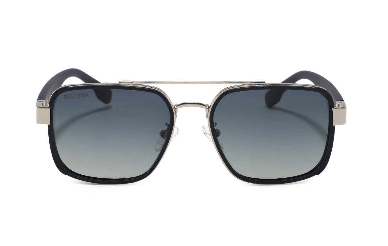 Belluno Como matte navy/silver - front