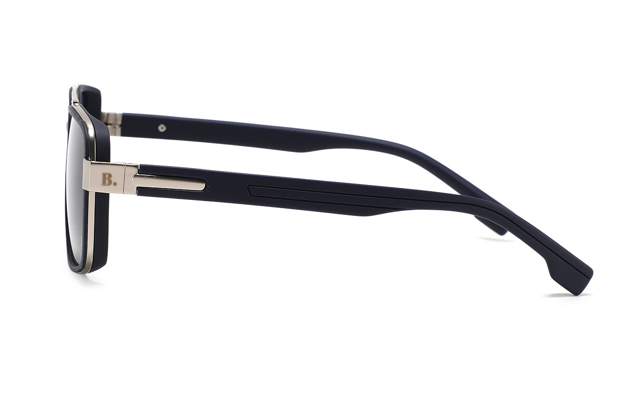 Belluno Como matte navy/silver - side