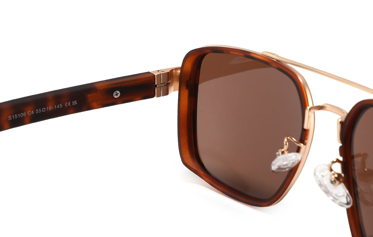Belluno Como tortoise/gold - hinge