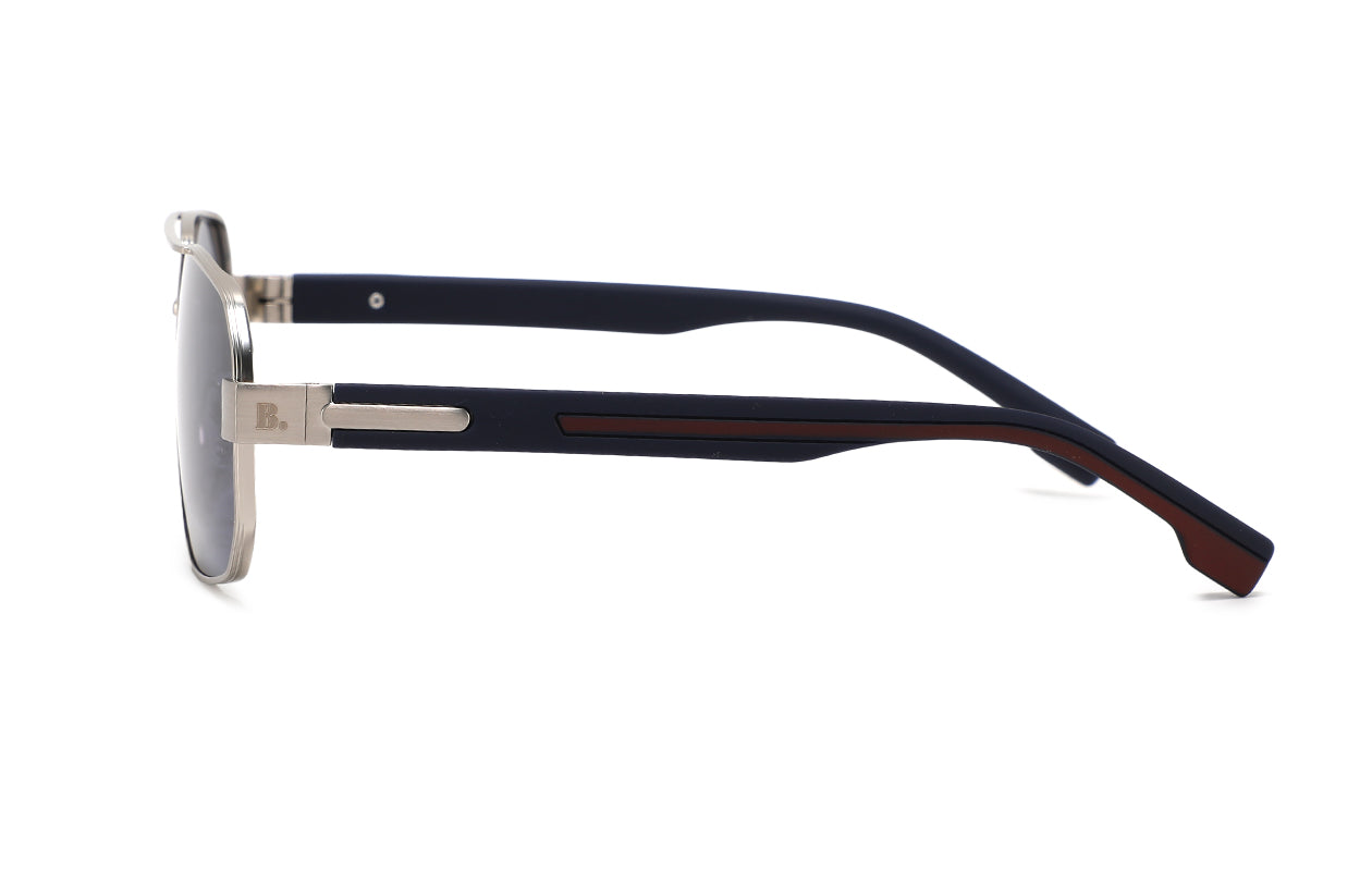 Belluno Orvella silver/navy - side